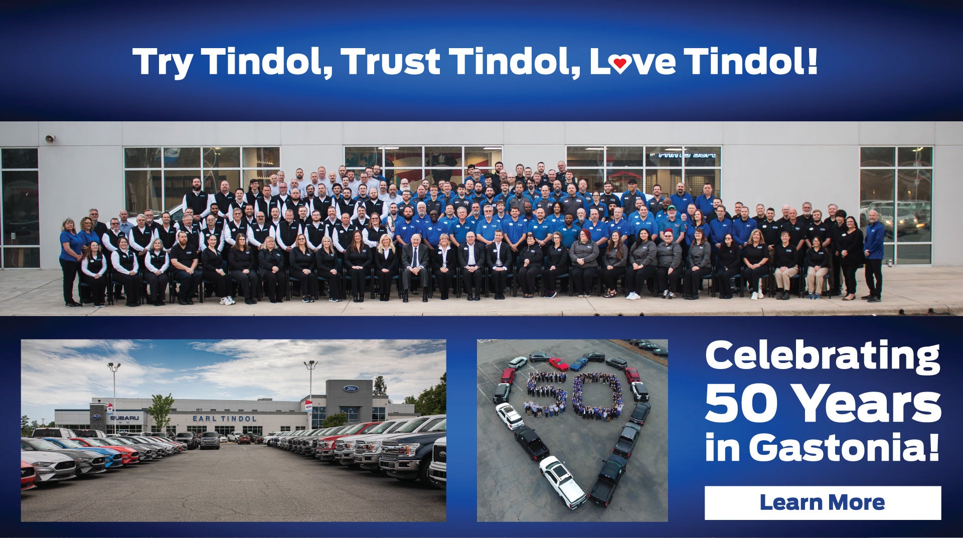 Celebrating 50 Years as Gastonia's Hometown Ford Dealership